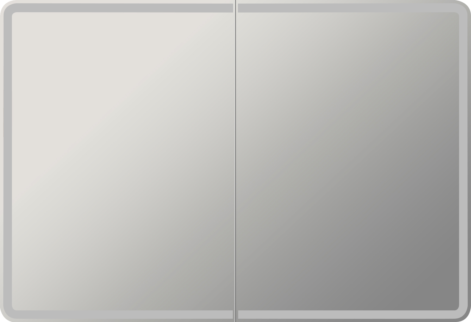 Мебель для ванной STWORKI Берген 60 серая со светлой столешницей 122, раковина Moduo 55 Leaf, R 549754 - 7