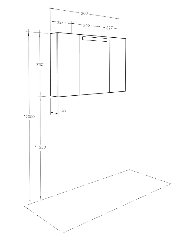 Комплект мебели Aquaton Мадрид 120 белый - 10