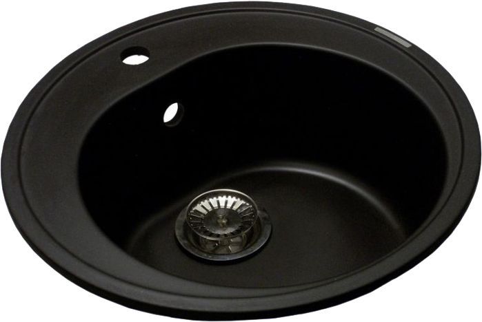 Мойка кухонная Lava R2 черная R2.BAS - 1