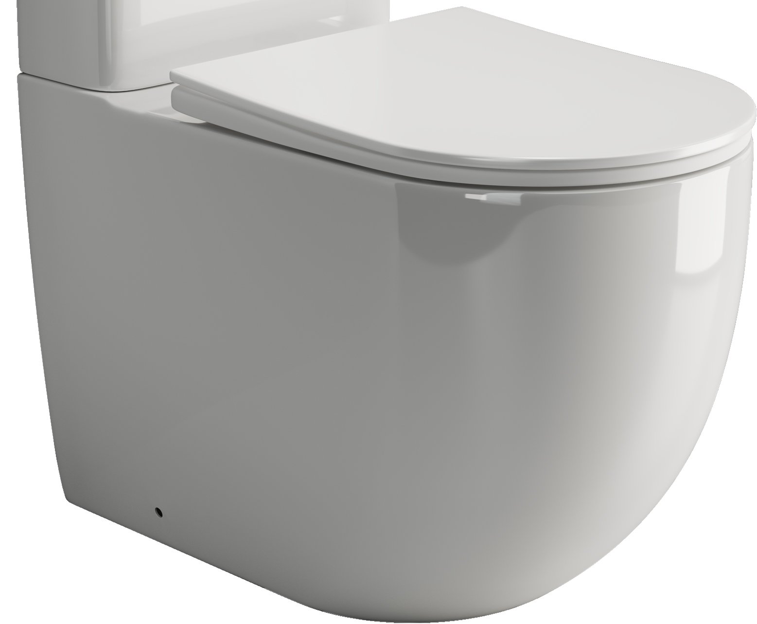 Чаша для унитаза-компакта Ceramica Nova Mia CN1801-B - 0