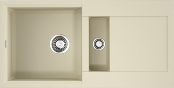 Мойка кухонная Omoikiri Sakaime 86-2-BE ваниль 4993118 - 0