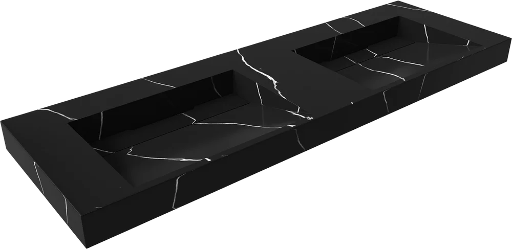 Раковина - столешница Art Flat 140 черный 859-140-NM - 0