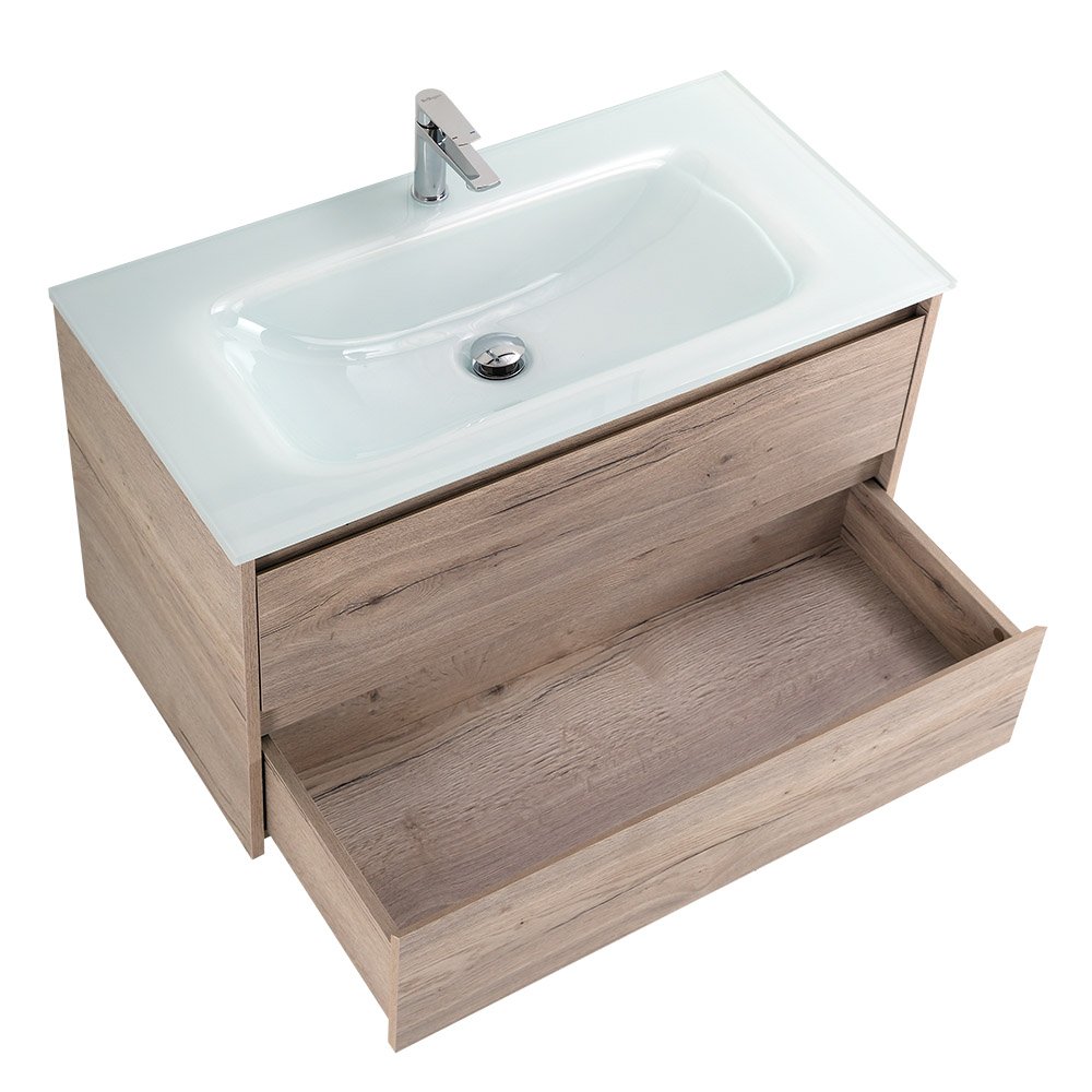 Комплект мебели BelBagno Kraft 80 светлое дерево - 8