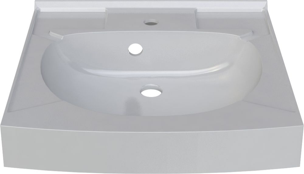 Рукомойник Altasan Kompakt подвесная со сливом и кронштейнами UPP50s - 0