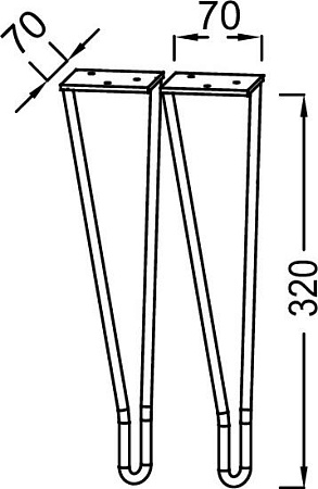 Ножки для мебели Jacob Delafon Odeon Rive Gauche золото EB2569-GLD - 1