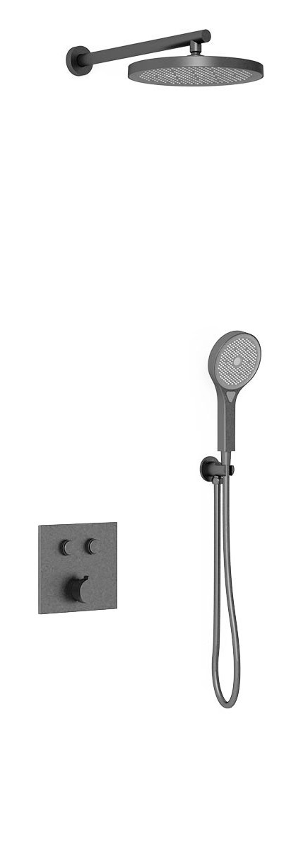 Душевой комплект Vincea с термостатом сталь VSFW-4212GM - 0