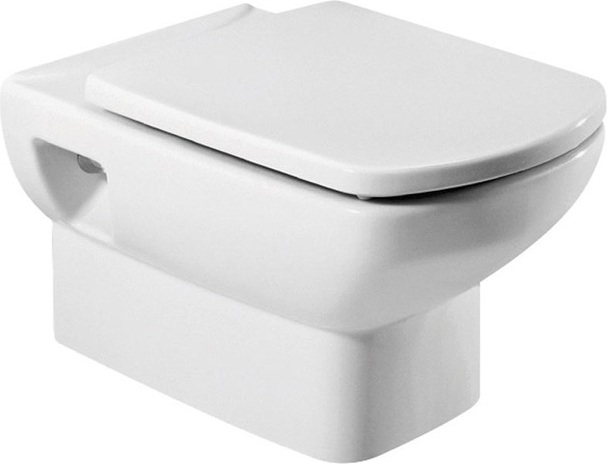 Комплект Система инсталляции для унитазов Geberit Duofix Delta 458.124.21.1 3 в 1 с кнопкой смыва + Чаша для унитаза подвесного Roca Dama Senso 346517000 - 1