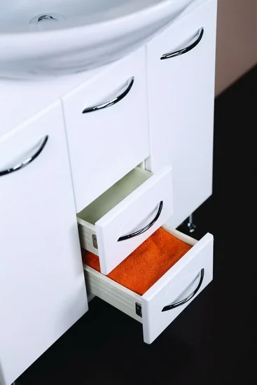 Тумба с раковиной Onika Моника 75 белый  - 1