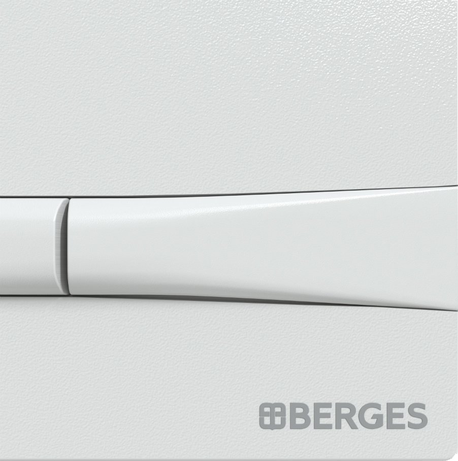 Кнопка смыва Berges Wasserhaus Novum F1 белый, глянец 040051 - 2