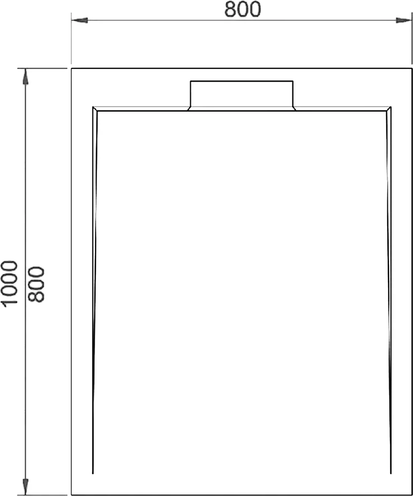 Поддон для душа RGW STL MW 100x80 белый 52212810-15 - 2