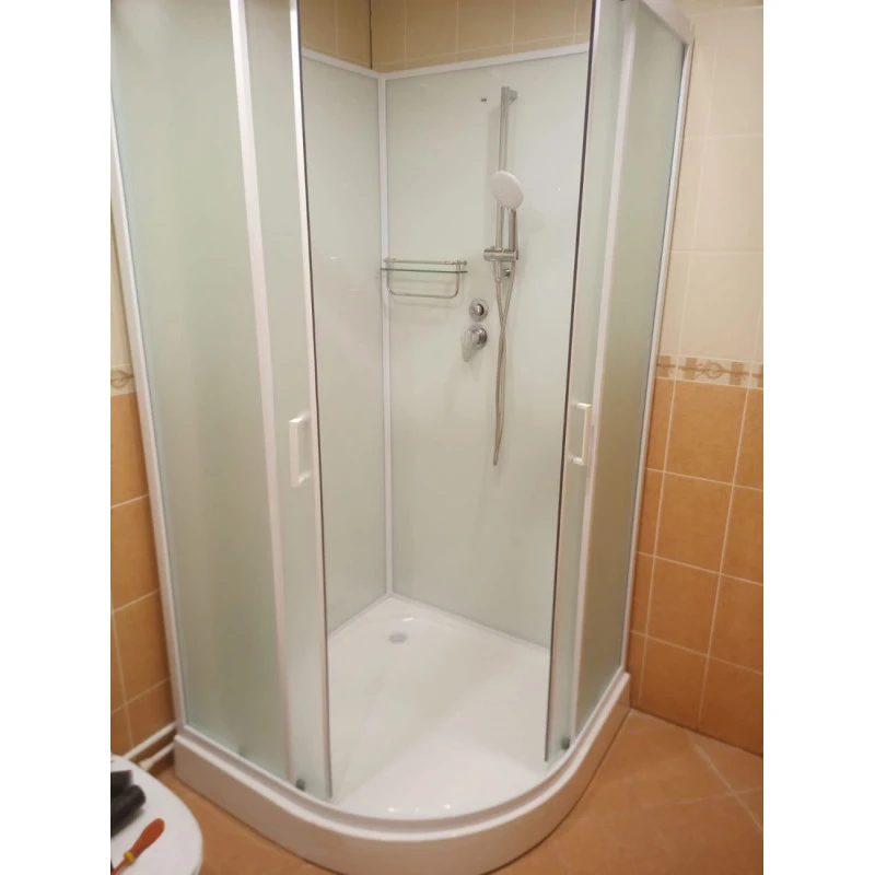 Душевая кабина Frank 90х90 белая стекло матовое 20004 - 2