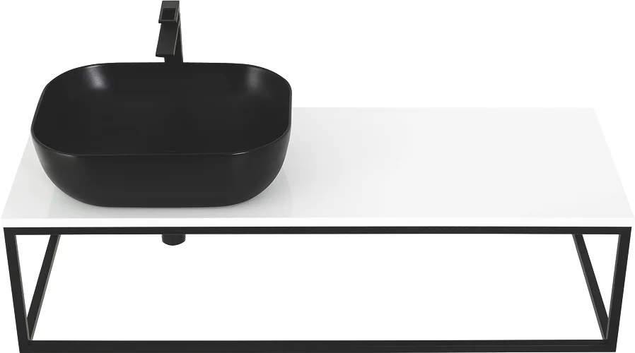 Столешница под раковину BelBagno 120 L белый матовый EK-120-AS-BO-L - 2