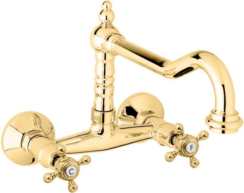 Смеситель для кухонной мойки Cezares Golf бронза  GOLF-LLP-02 - 1
