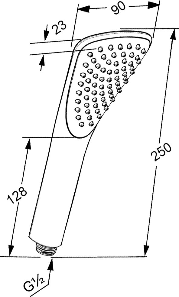 Душевая лейка Kludi Fizz  6760005-00 - 3