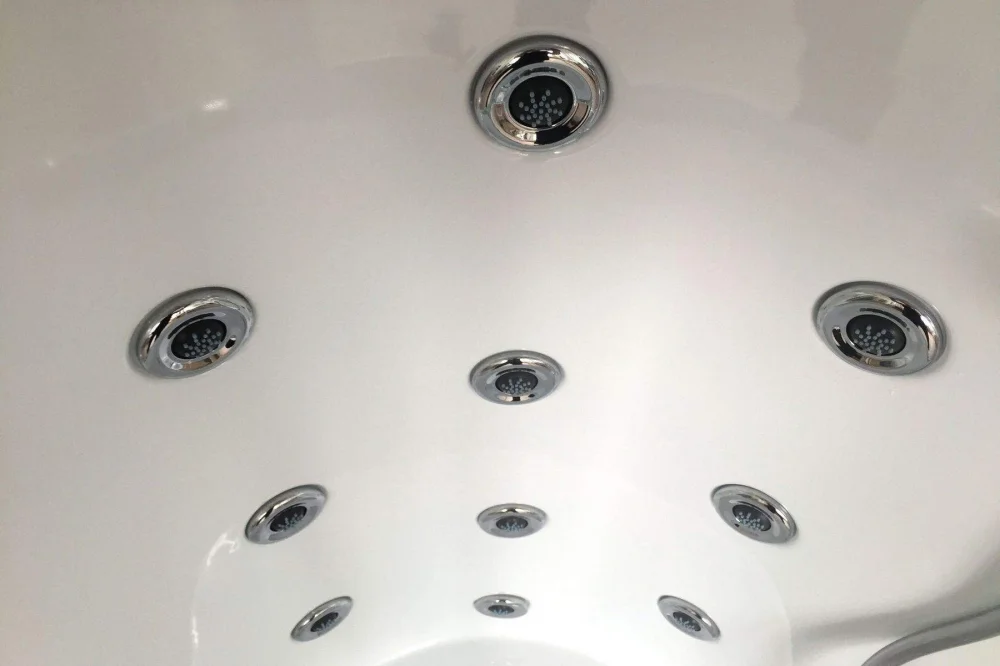 Душевая кабина Royal Bath 140х95 правая белая стекло прозрачное с гидромассажем RB140ALP-T-R - 2