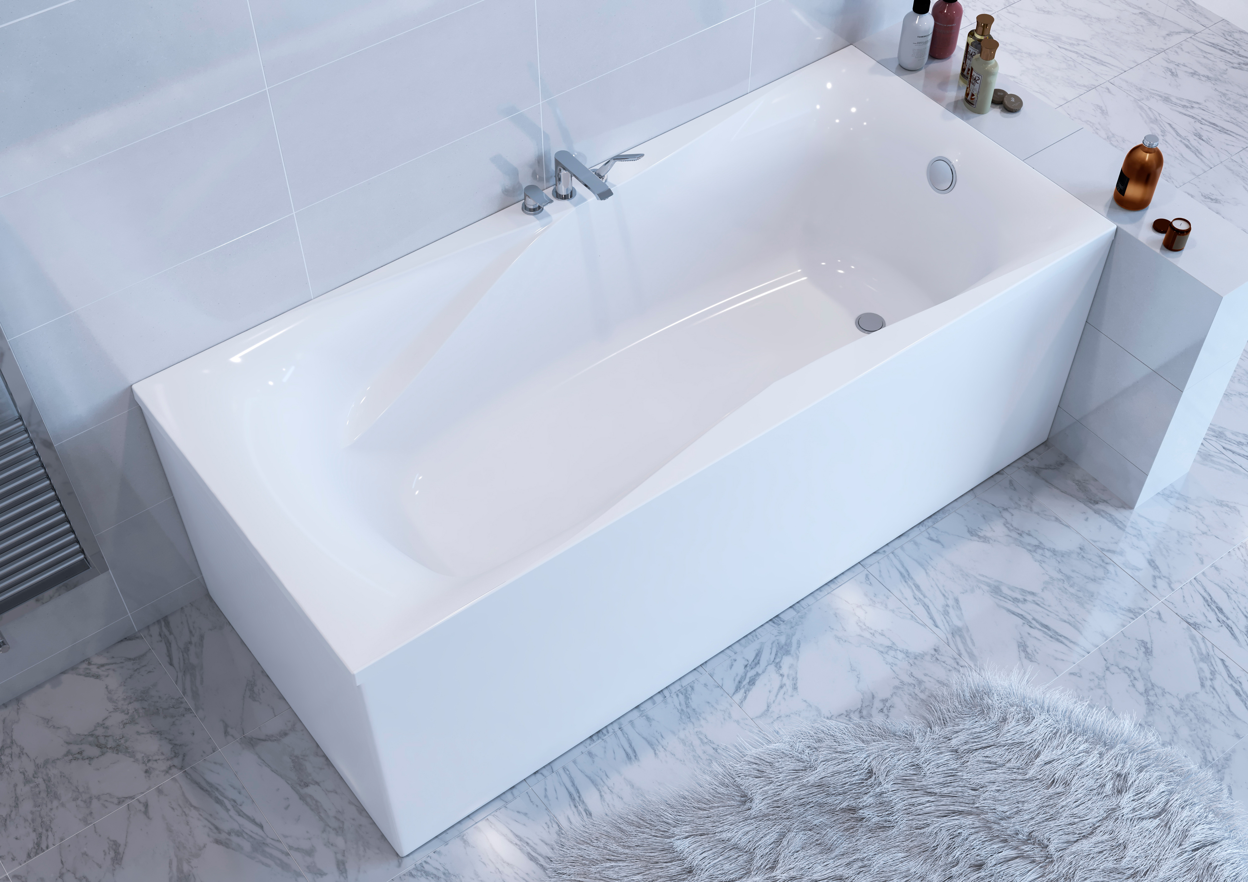 Ванна из искусственного камня Астра-Форм Вега Люкс 180x80 01010001 - 1