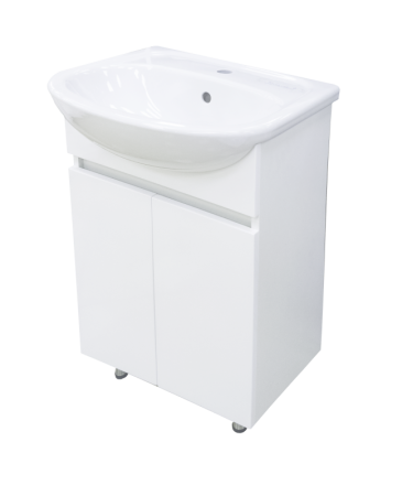 Тумба с раковиной Misty Элегия 55 белая УТ000008220 - 0