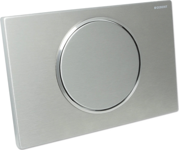 Кнопка смыва Geberit Sigma 10 115.758.SN.5 нержавеющая сталь - 1