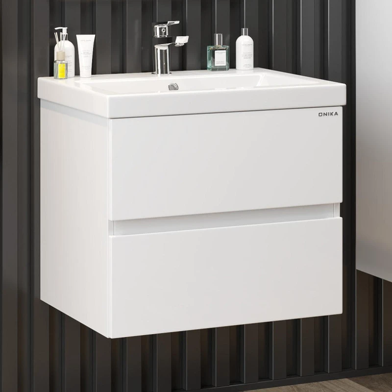 Тумба с раковиной Onika Эвада 68.2 белая - 1