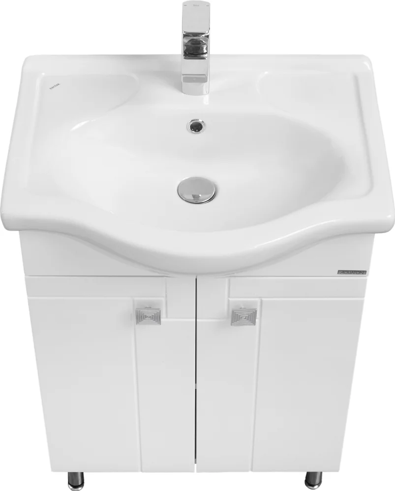 Тумба с раковиной Aquaton Фиджи 60 белый 1A1796K0FG010 - 1