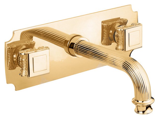Смеситель для раковины Cezares OLIMP золото 24 карат  OLIMP-BLS2-03/24-O - 3