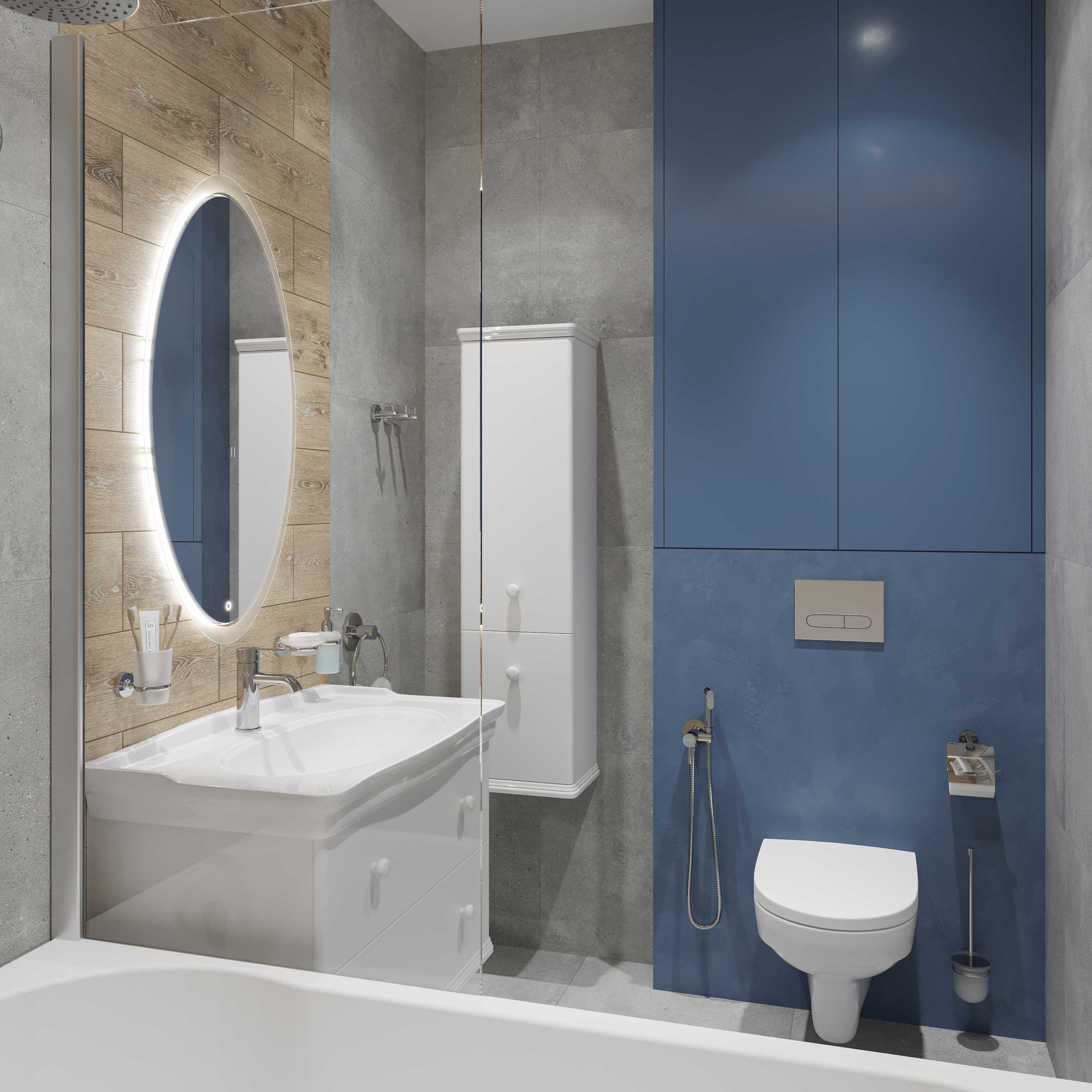 Мебель для ванной STWORKI Вестерос 85 белая, в стиле прованс (гарнитур, комплект) 415157 - 3