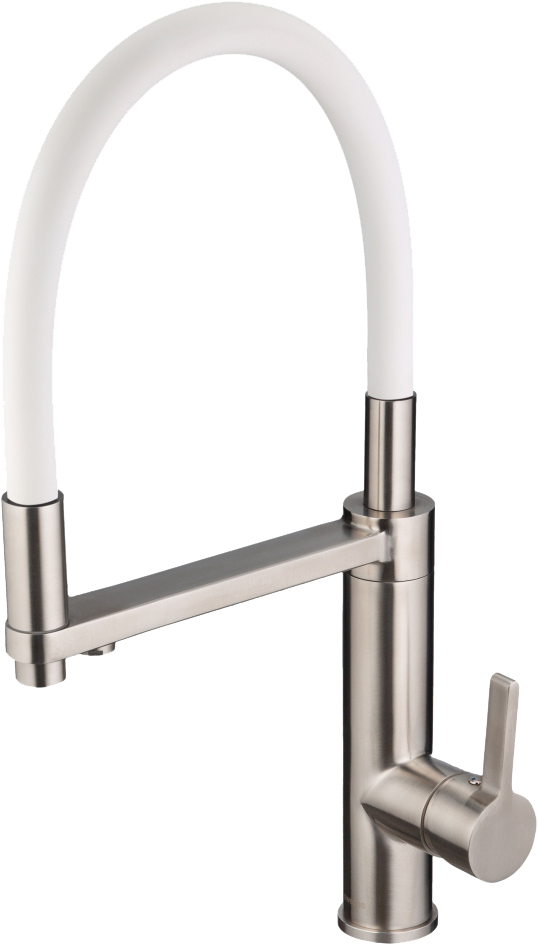 Смеситель для кухни Swedbe Selene Plus белый, нержавеющая сталь  8641 - 3