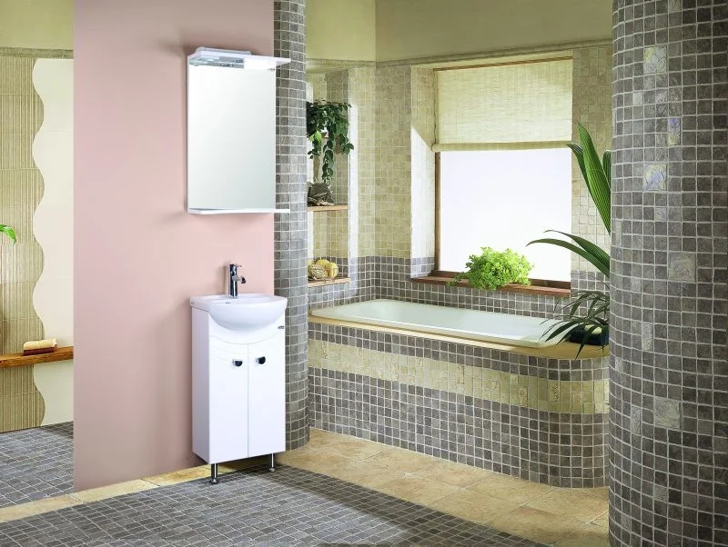 Зеркало Onika Коралл 45 с полкой, белый  204501 - 2