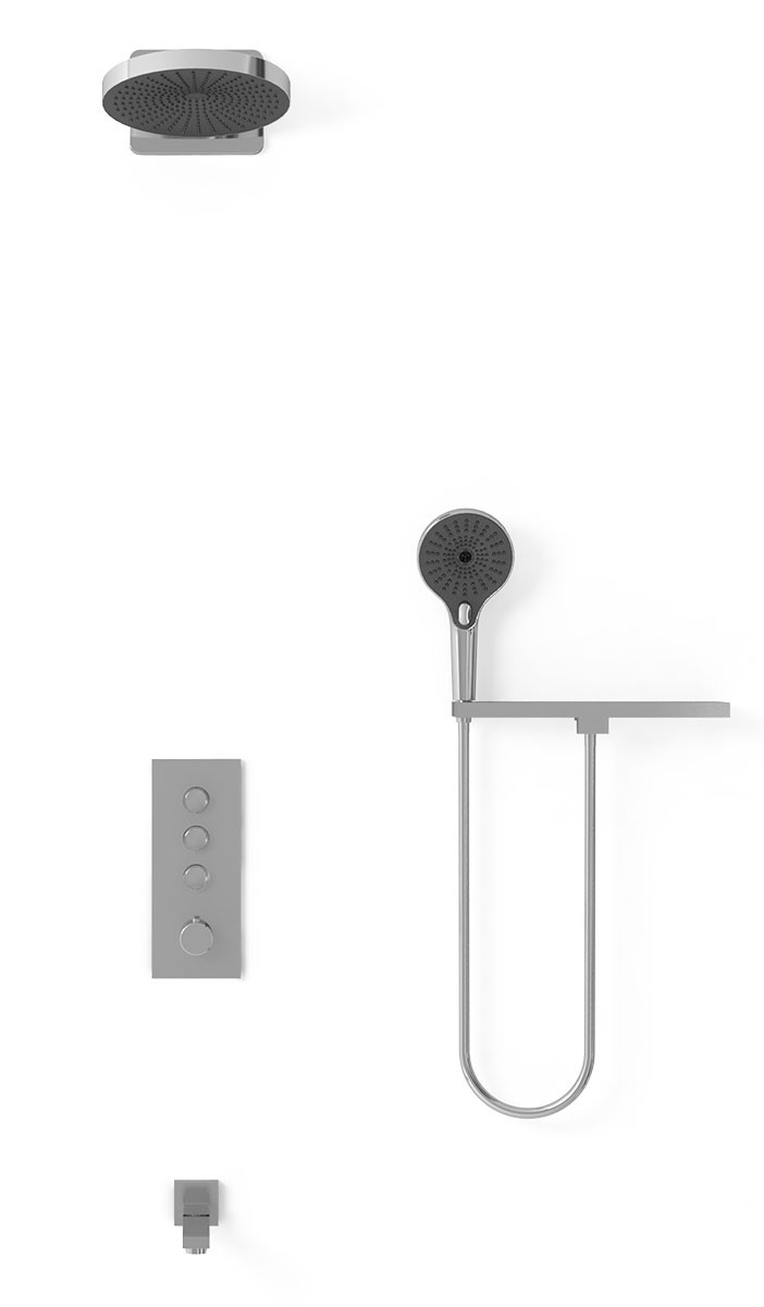 Душевой комплект Vincea Inspire с термостатом хром VSFW-433TI1RCH - 1