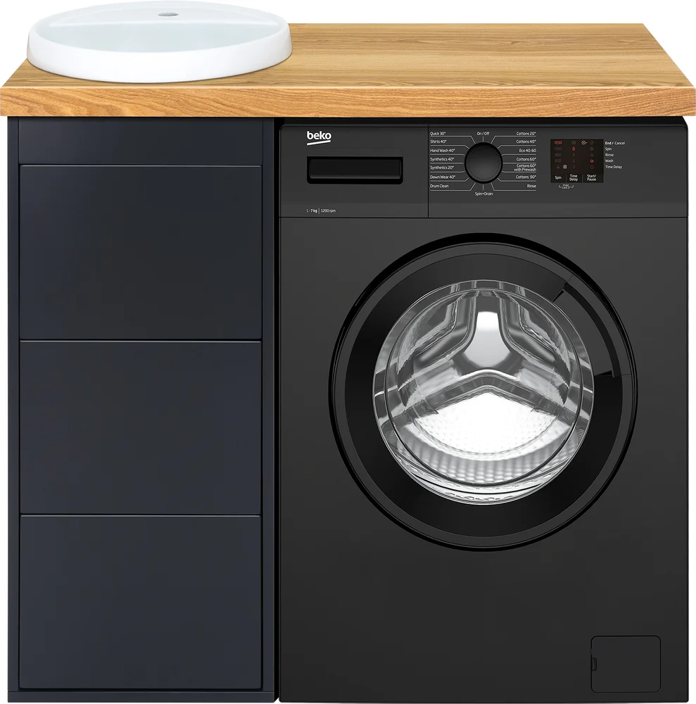 Тумба под раковину Brevita Grafit 40 графит  GRA-01040-013Я - 0