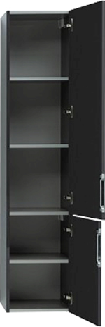 Шкаф-пенал Aquanet Алвита 35 серый антрацит 240197 - 6