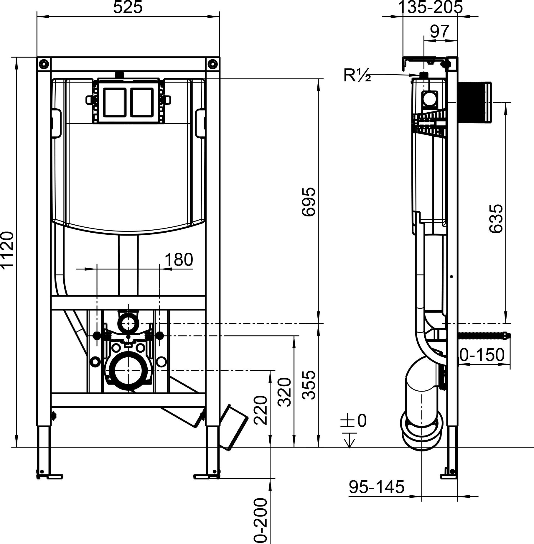 Система инсталляции для унитазов Villeroy & Boch 92242700 - 4