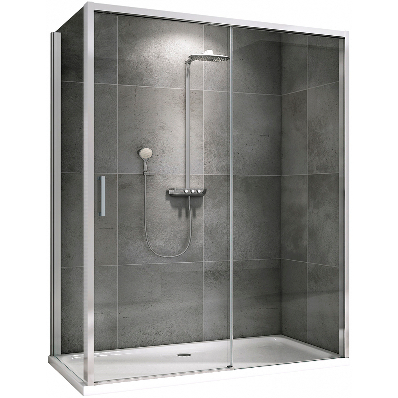 Душевой уголок Abber Komfort 150х90 хром стекло прозрачное AG93150-S92 - 0