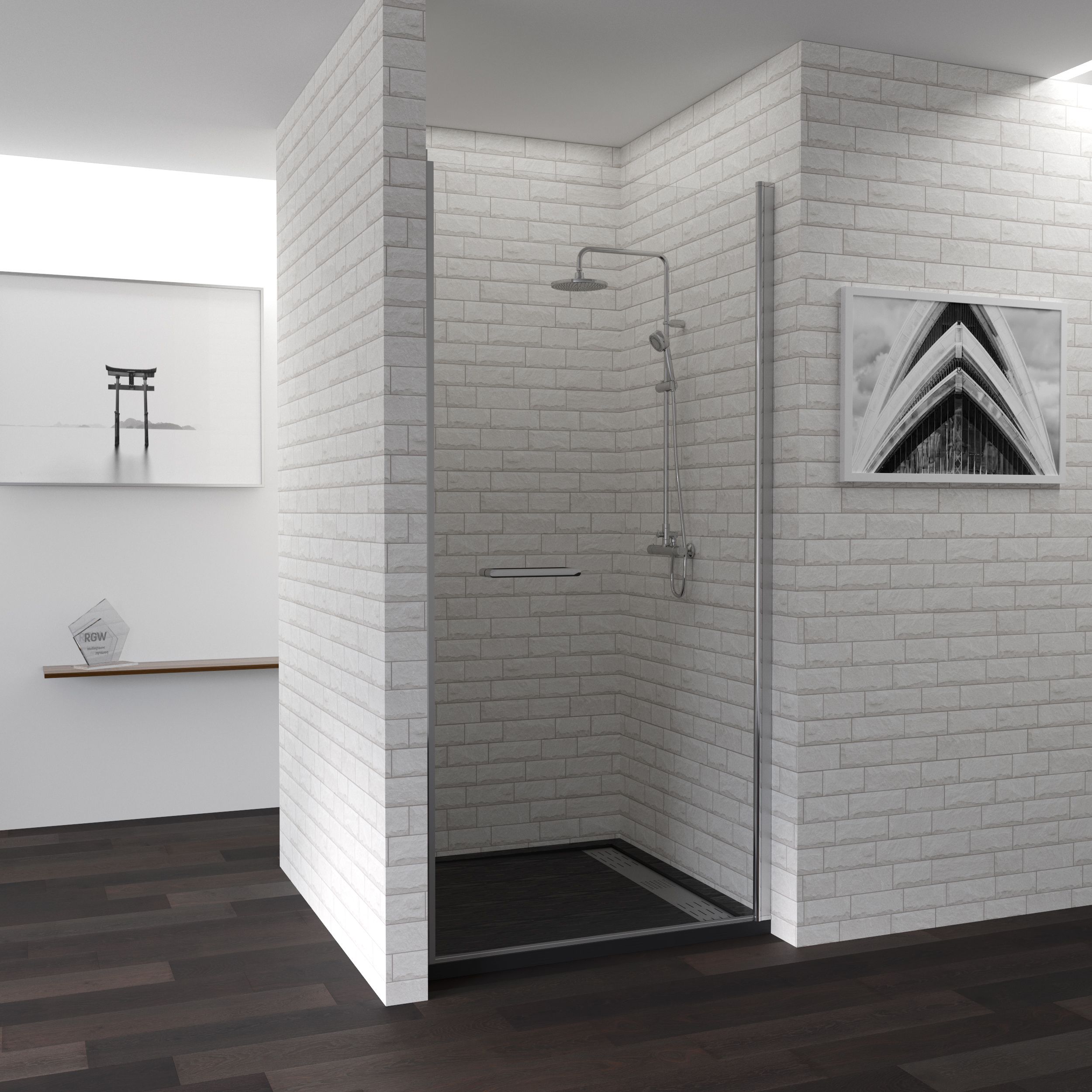 Душевая дверь в нишу RGW Passage PA-03 (560-610)х1850 04080306-11 - 0
