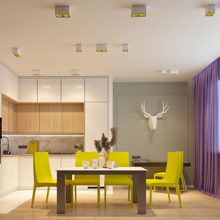 Потолочный светодиодный светильник Novotech Over Recte 358488 - 1