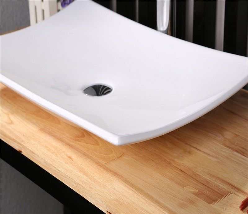 Раковина накладная CeramaLux N 68 см белый  78123В - 6