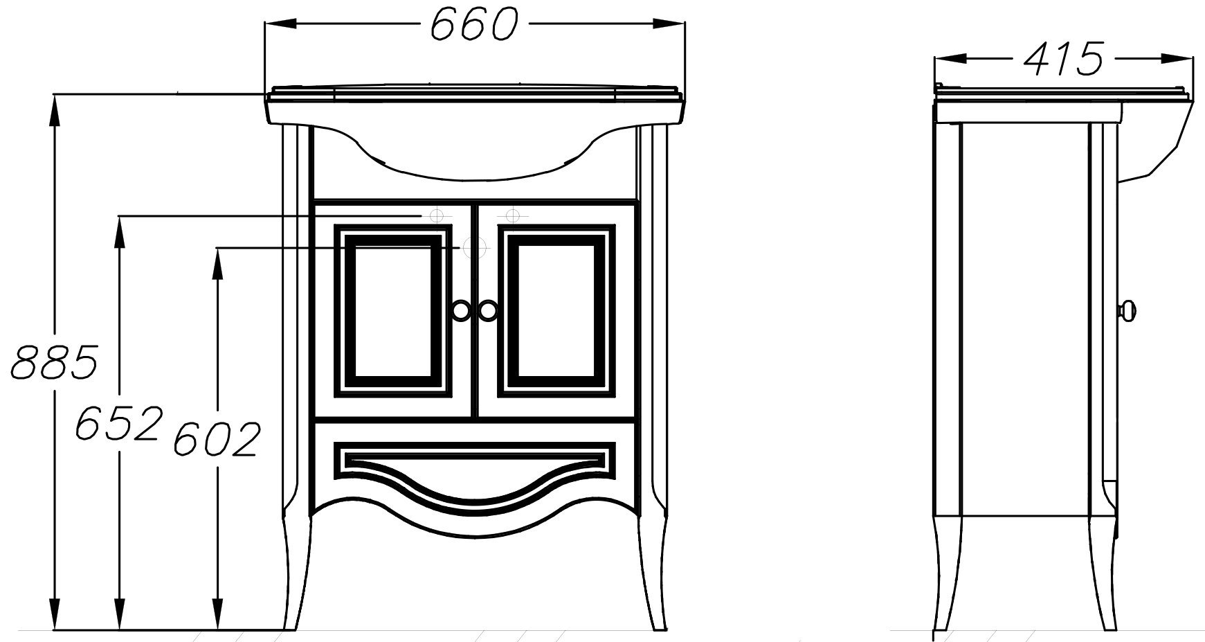 Тумба для комплекта Opadiris Брунелла 65 00-00000474 - 5