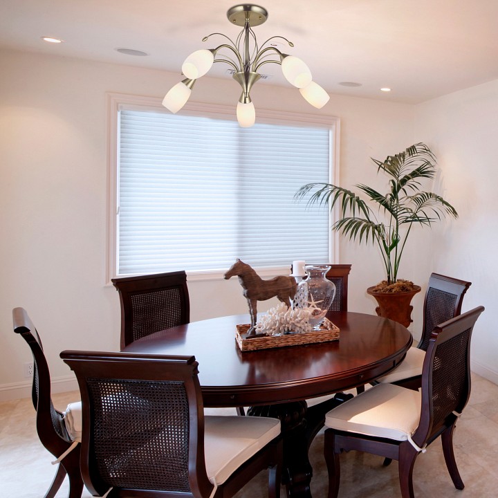 Люстра на штанге Eurosvet Ginevra 30280/5 античная бронза - 1