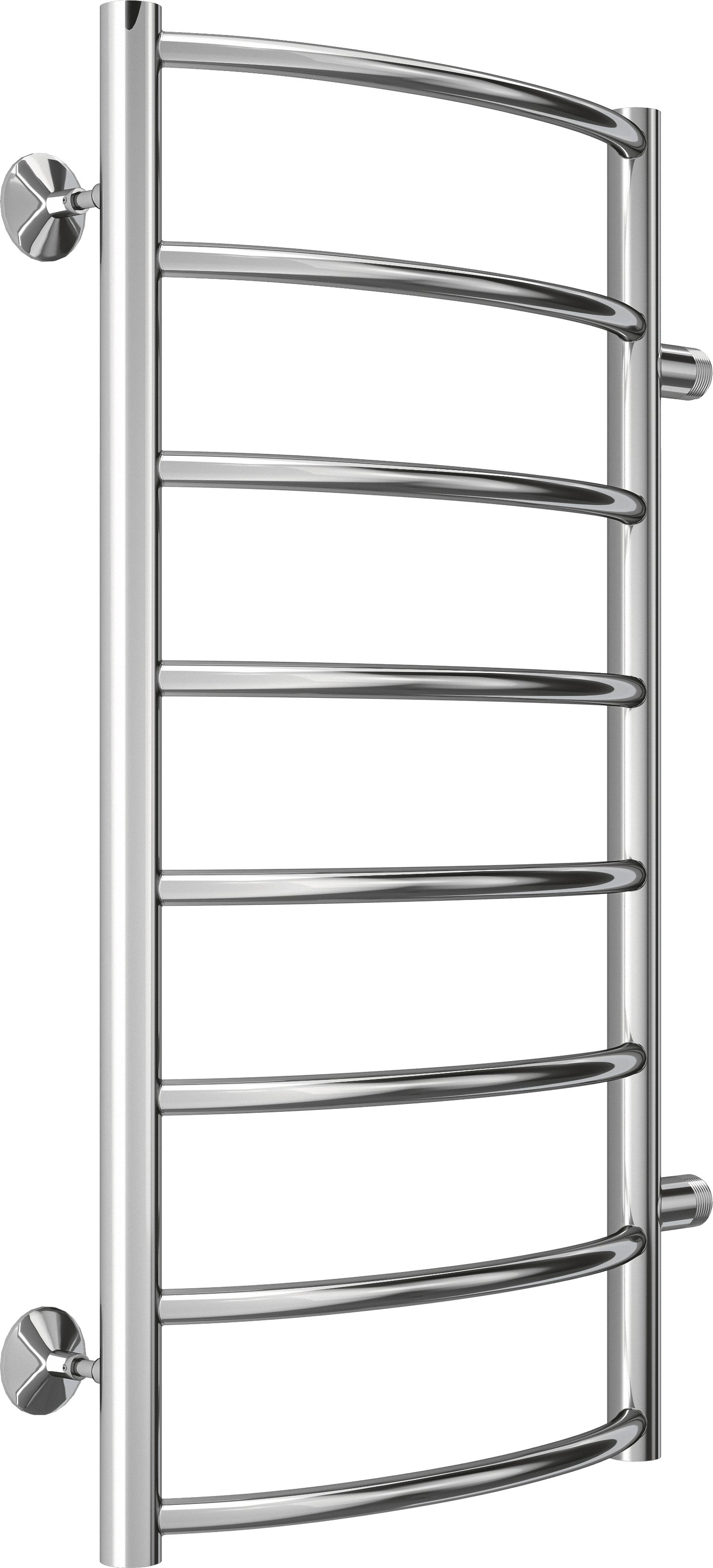 Водяной полотенцесушитель Terminus Классик П8 400x800 Хром боковое подключение 4670078530233 - 1