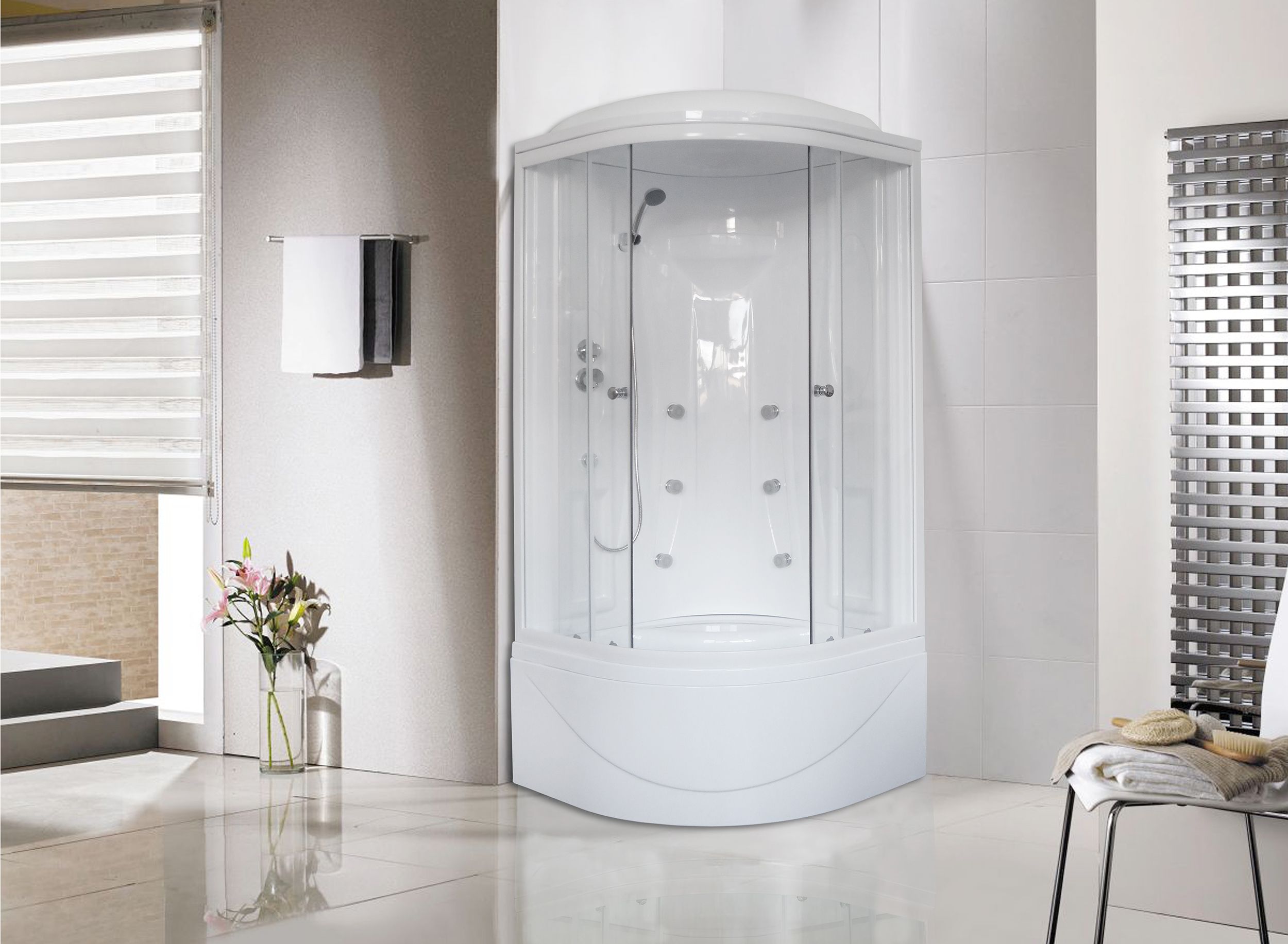 Душевая кабина Royal bath  90x90 см (RB 90BK2-T) RB90BK2-T - 1