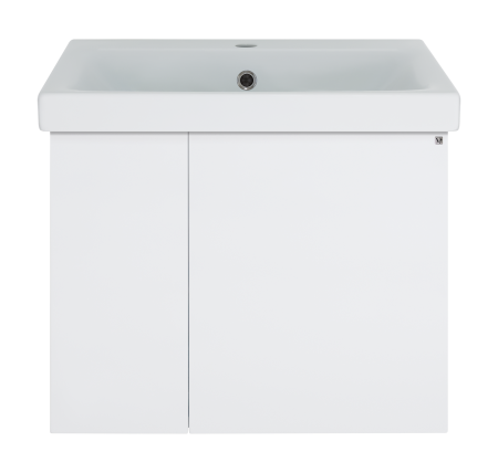 Тумба под раковину Misty Лира 60 белая глянцевая Пр-Лир06060-50По - 1