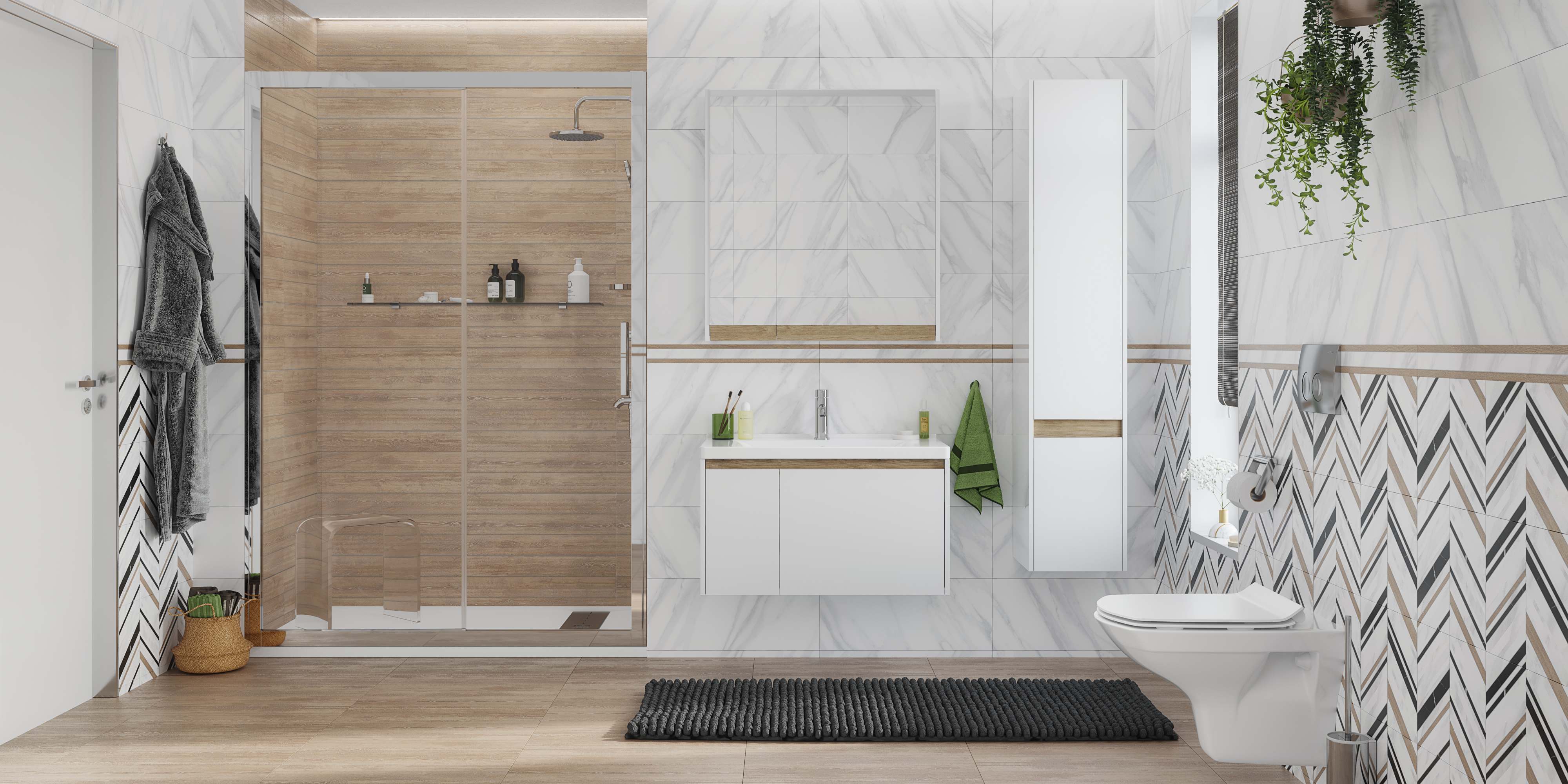 Душевая дверь в нишу STWORKI Стокгольм DE019D2160200 160 см профиль хром глянец 3GW214TTKK000 - 3