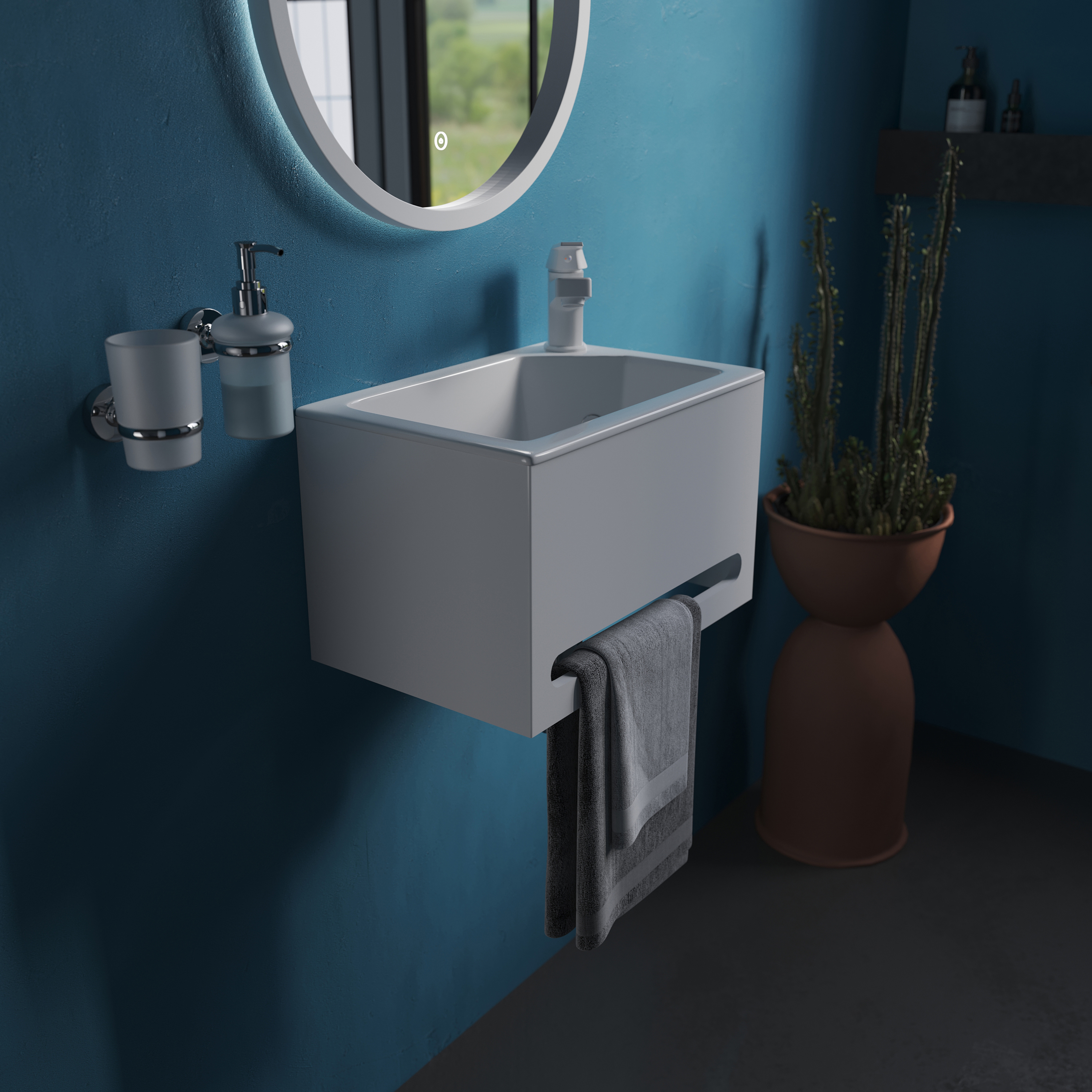 Тумба с раковиной DIWO Казань 40 R РК40R - 2