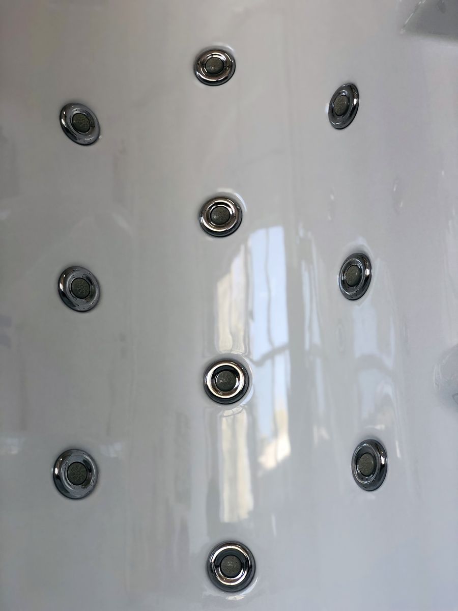 Душевая кабина Royal Bath 140х95 левая белая стекло прозрачное с гидромассажем RB140ALP-T-L - 7