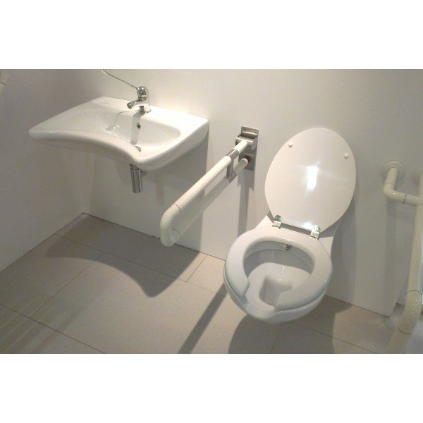 Поручень Creavit откидной, белый TB302 - 1