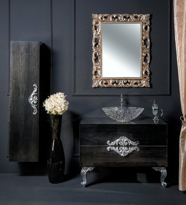 Тумба под раковину Armadi Art NeoArt 80 темное дерево 831-080-BW - 5