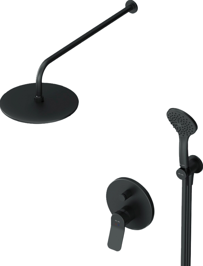 Душевой комплект AM.PM X-Joy для душа, чёрный FB85A1RH02 - 3