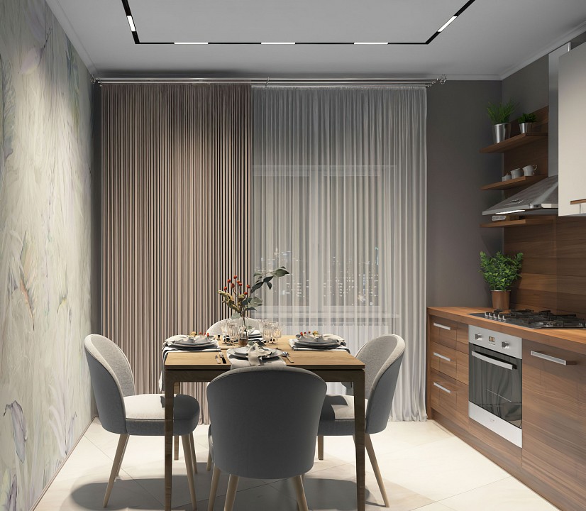 Трековый светодиодный светильник Denkirs DK8003-BK - 5