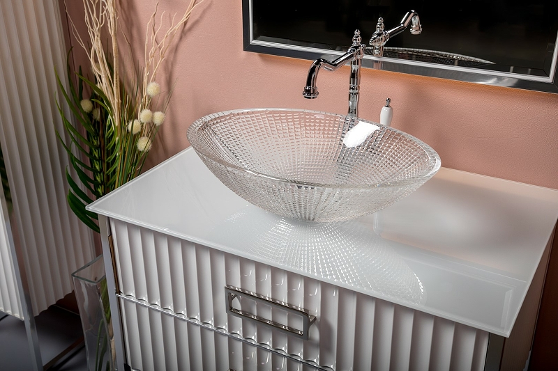 Столешница под раковину Armadi Art Lucido 80 белый 853-080-WH - 2