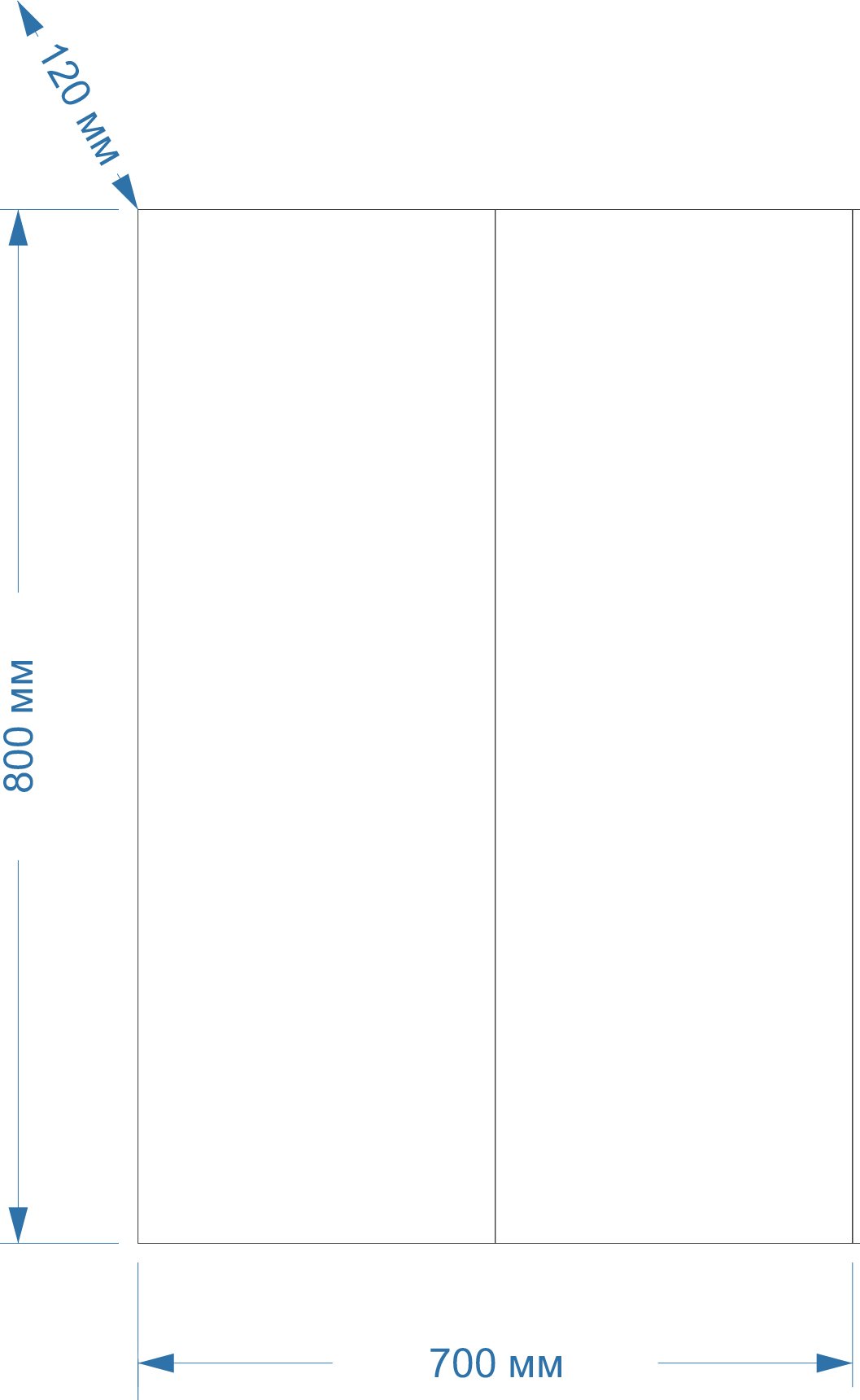 Зеркало-шкаф Misty Балтика 70 Э-Бал04070-011 - 3